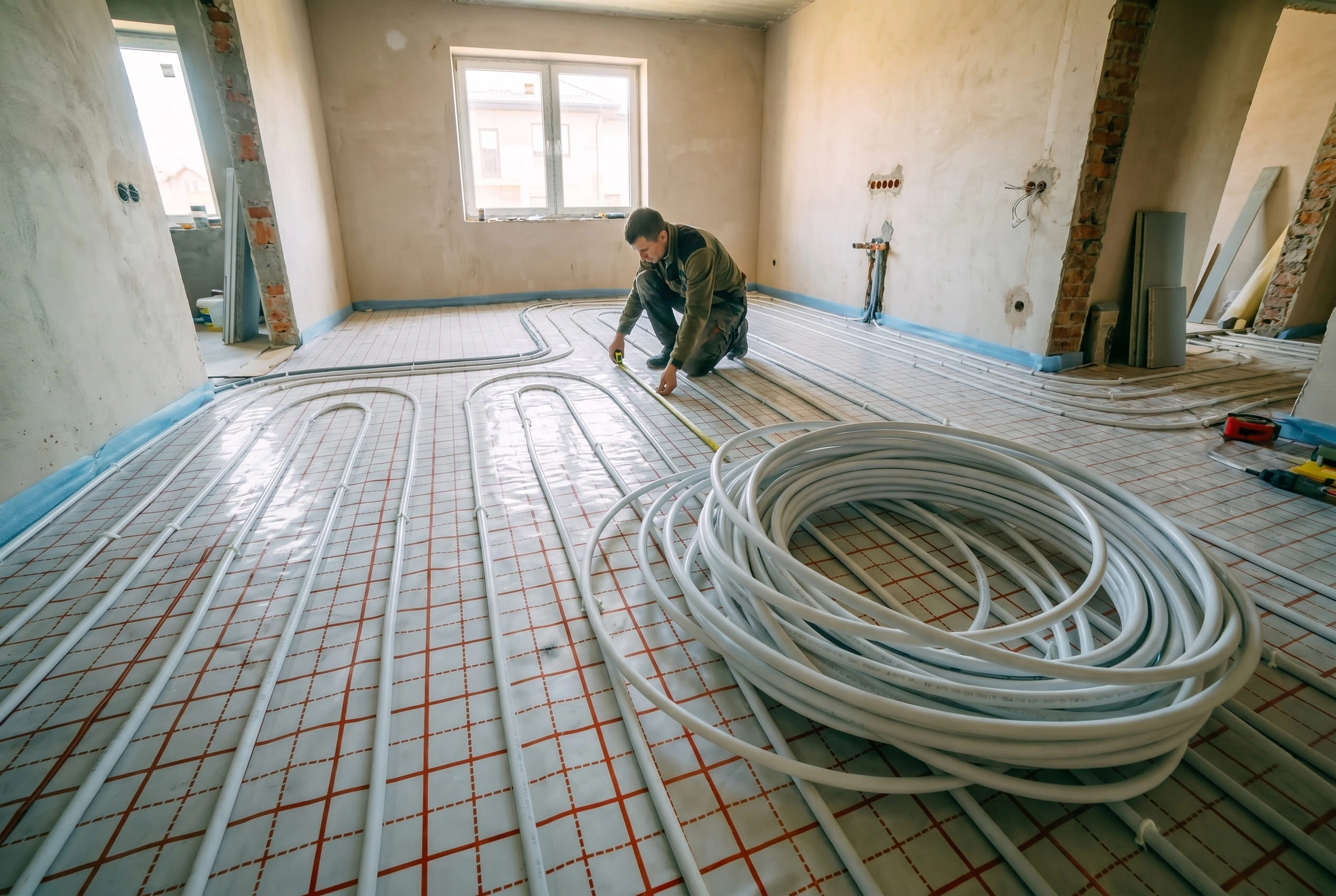 Расчет длины трубы и способы раскладки